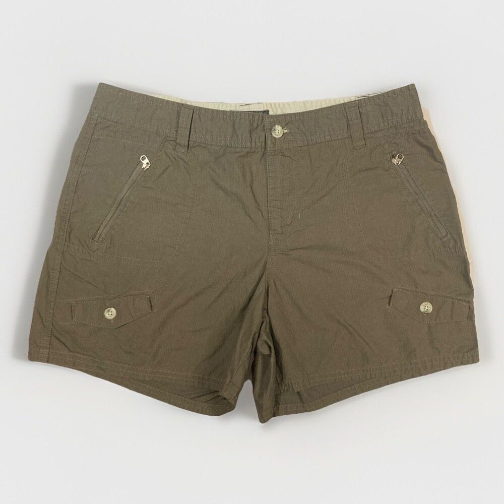 Columbia Pants Size 12 Cargo Khaki Army Green Hiking Camping Outdoor Shorts